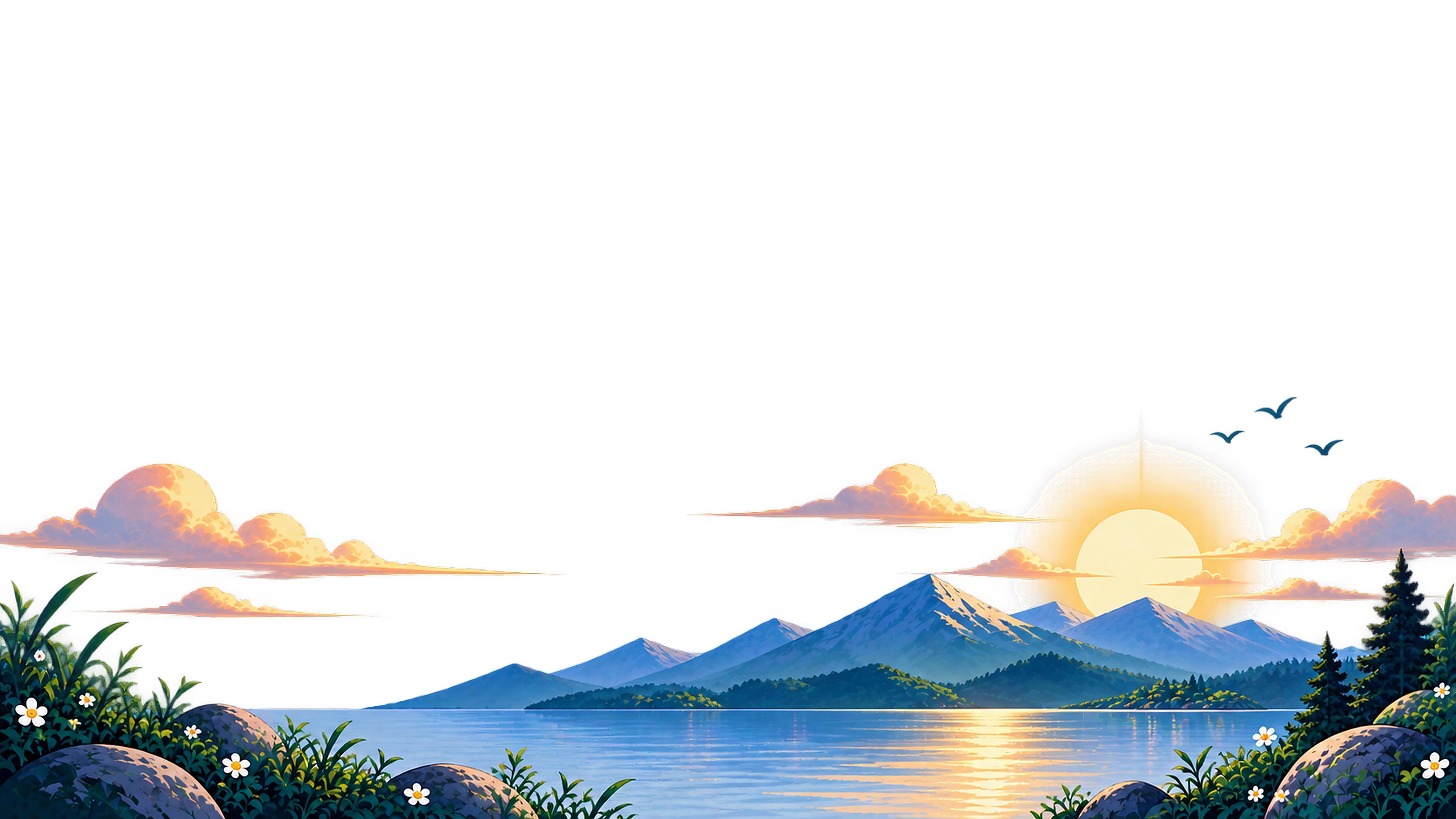 Mountain landscape scenery